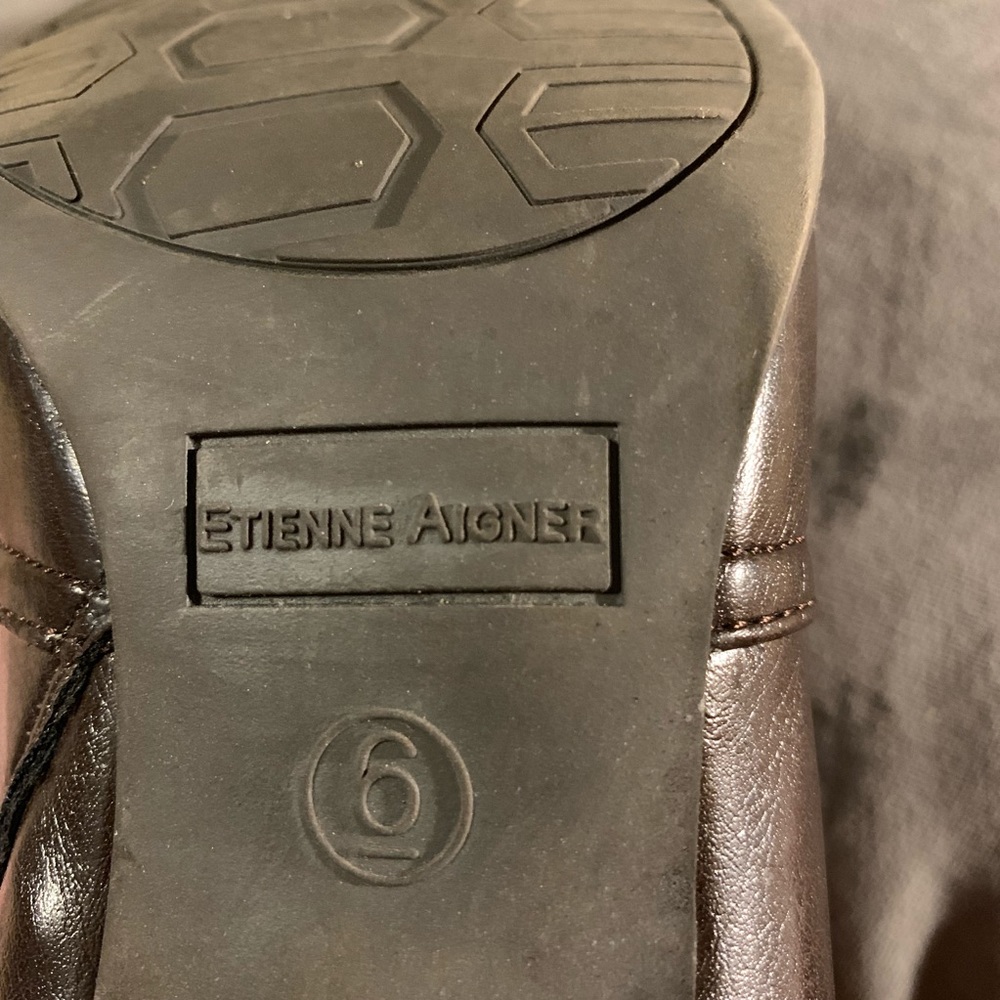 Etienne Aigner Crimson Heel Ankle Boots Booties - Picture 4 of 6